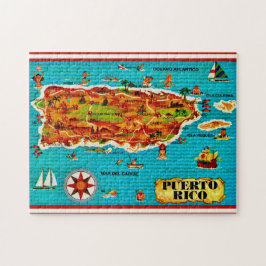 Quebra-cabeça Puerto Rico Spanish 11x14 Puzzle