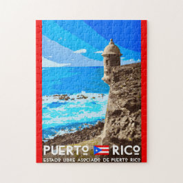 Quebra-cabeça Puerto Rico Travel 11x14 Jigsaw Puzzle