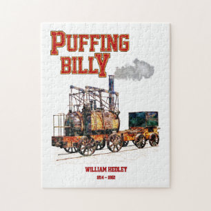Quebra-cabeça Puffing Billy Steam Train Locomotive Inglês