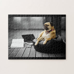 Quebra-cabeça Pug em repouso