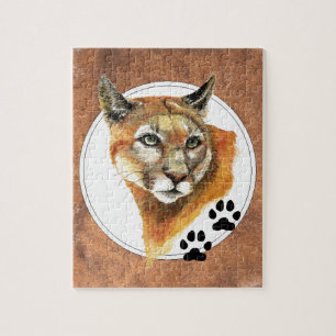 Quebra-cabeça Puma, leão de montanha, puma, coleção da nature