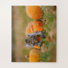Quebra-cabeça Pumpkin Patch Guardian 🎃 🐾