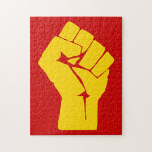 Quebra-cabeça Punho, Rebelde, Motim, Resistência, Estilo Comunis