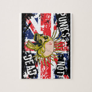 Quebra-cabeça Punk britânico nao inoperante