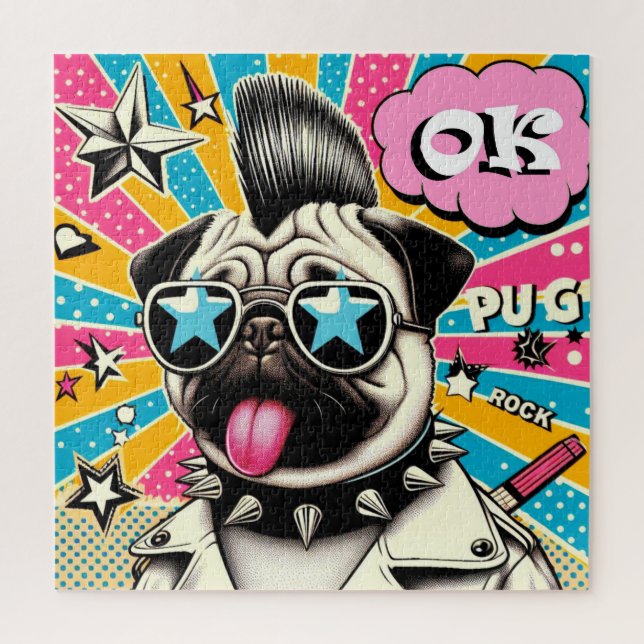 QUEBRA-CABEÇA PUNK-PUG 13 (Vertical)