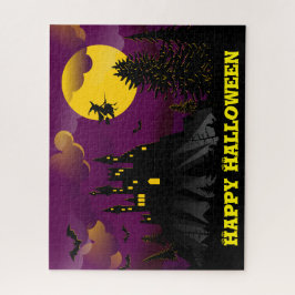 Quebra-cabeça Purple Spooky Halloween