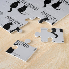 Quebra-cabeça Purrever Friends Cute Cat Best Friends