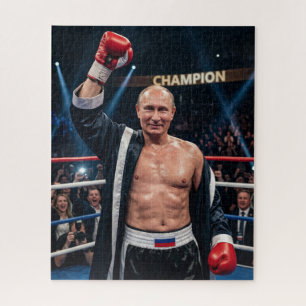 Quebra-cabeça Putin Campeão de Boxe Peso Pesado Nocaute