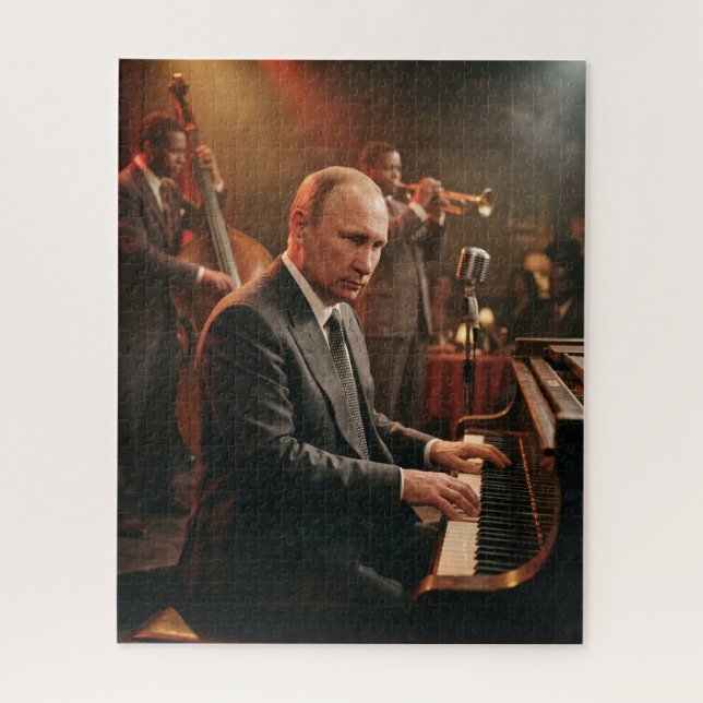 Quebra-cabeça Putin Jazz Piano New Orleans Blues (Vertical)