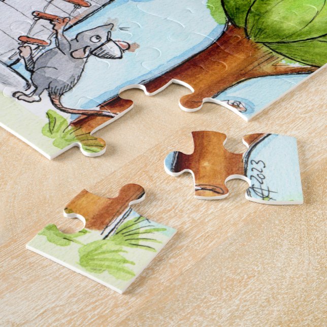 Quebra-cabeça Puzzle (Lateral)