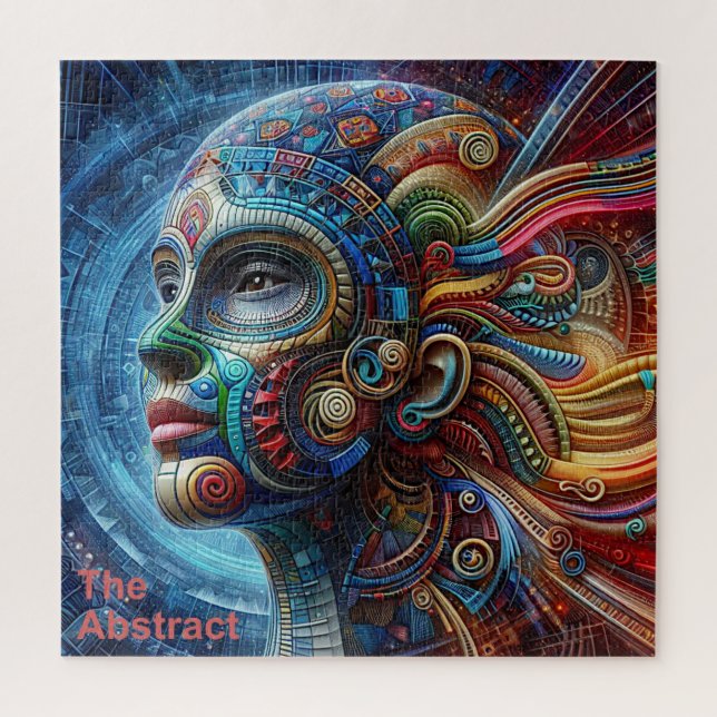 Quebra-cabeça  Puzzle - Abstract art (Vertical)