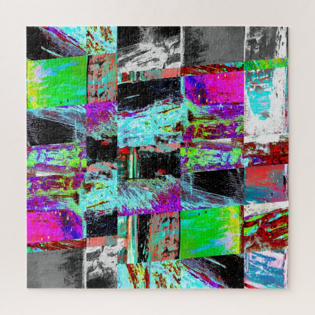 Quebra-cabeça Puzzle – Abstract Grid (Vertical)