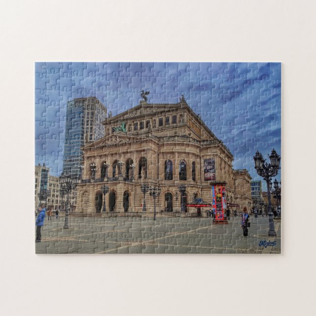 Quebra-cabeça Puzzle “Alte Oper – El alma de Frankfurt” (Horizontal)