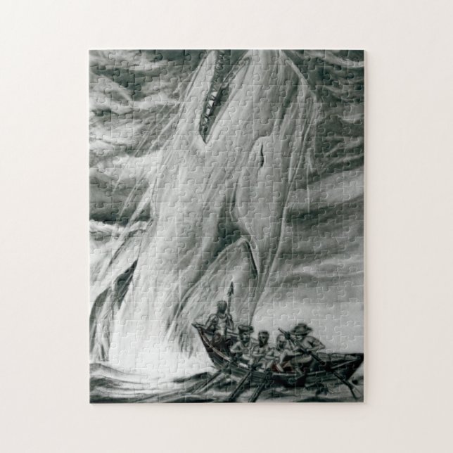 Quebra-cabeça Puzzle caça da baleia (Vertical)