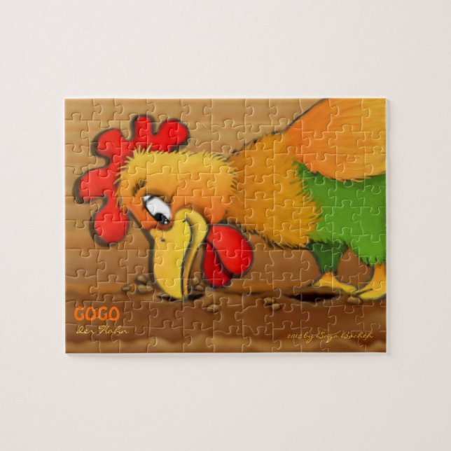 Quebra-cabeça Puzzle com lata (Horizontal)