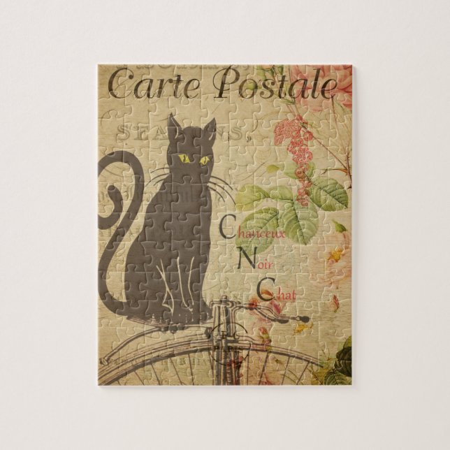 Quebra-cabeça Puzzle de Cartão Postal Francês (Vertical)