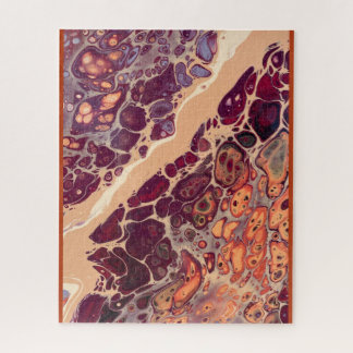 Quebra-cabeça puzzle imagen celula tincion al microscopio