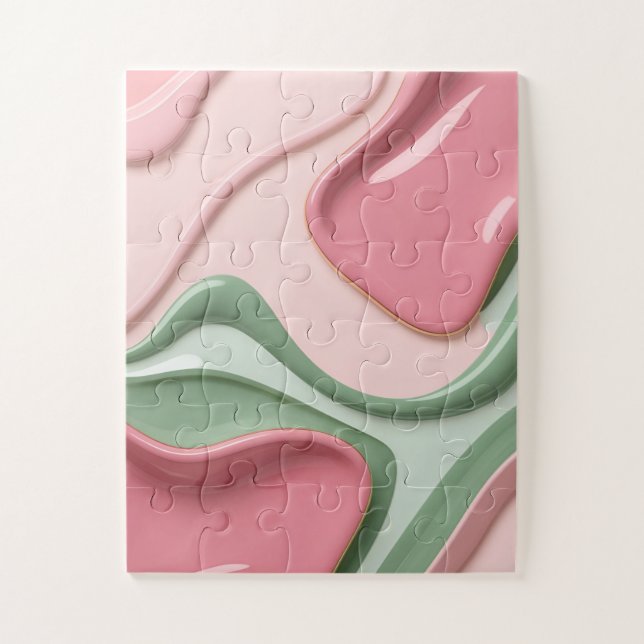 Quebra-cabeça Puzzle in stylish abstract graphic (Vertical)