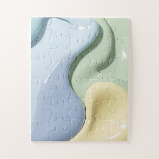 Quebra-cabeça Puzzle in stylish abstract graphic