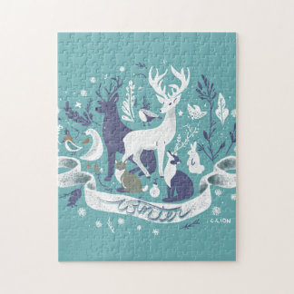 Quebra-cabeça puzzle invernal