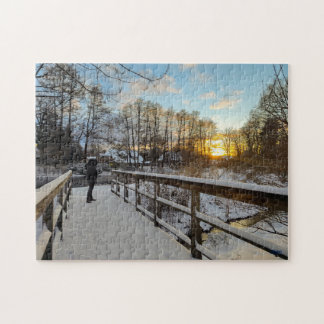 Quebra-cabeça Puzzle “Invierno en Bispingen"