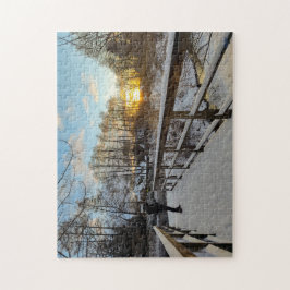 Quebra-cabeça Puzzle “Invierno en Bispingen"