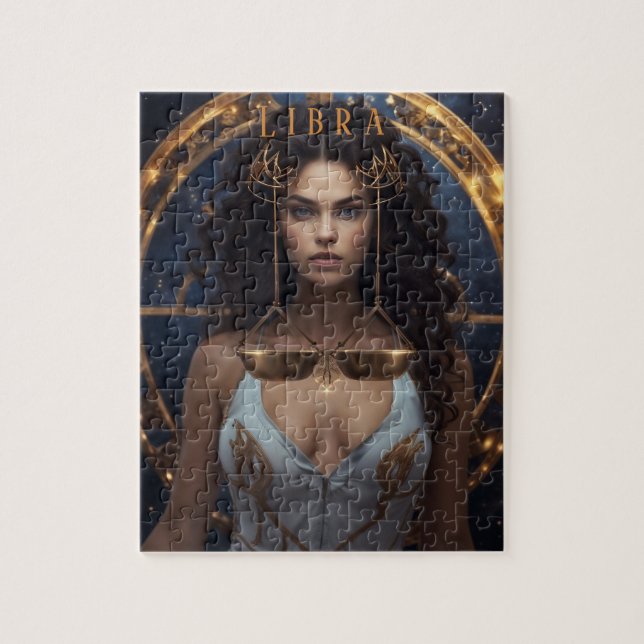 Quebra-cabeça Puzzle Jigasw Mulher de Libra (Vertical)