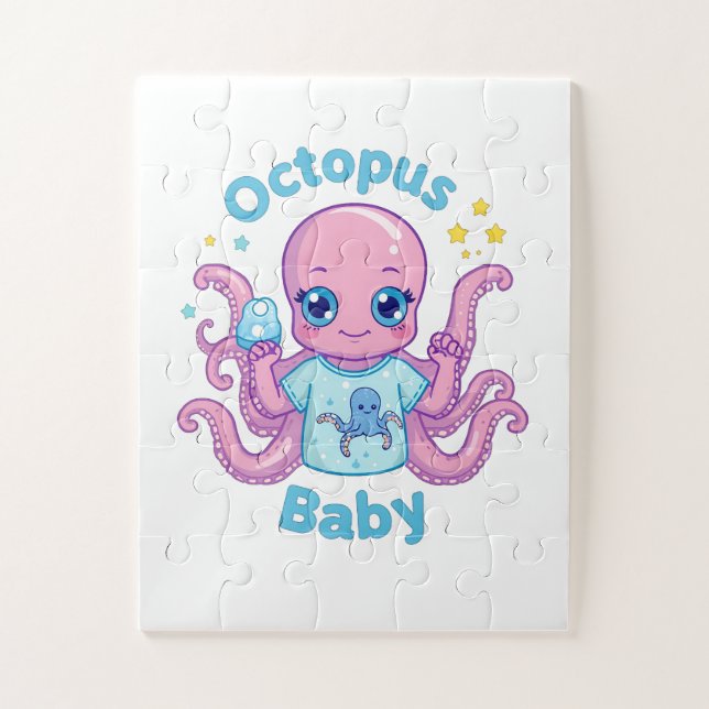 Quebra-cabeça Puzzle Octopus Baby  (Vertical)