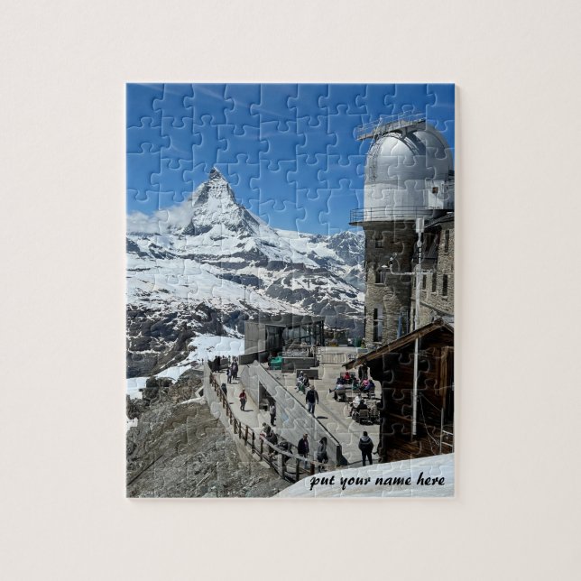 Quebra-cabeça Puzzle of Matterhorn Zermatt (Vertical)