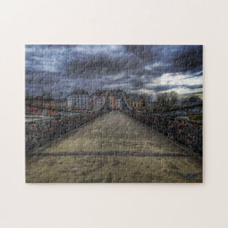 Quebra-cabeça Puzzle “Puente de hierro – Frankfurt”