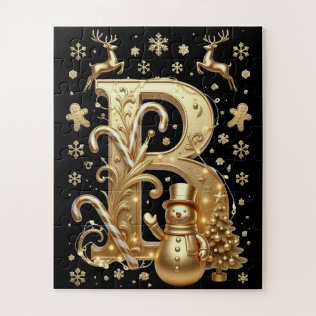 Quebra-cabeça Puzzle Royal Gold B - Luxury Holiday Art (Vertical)