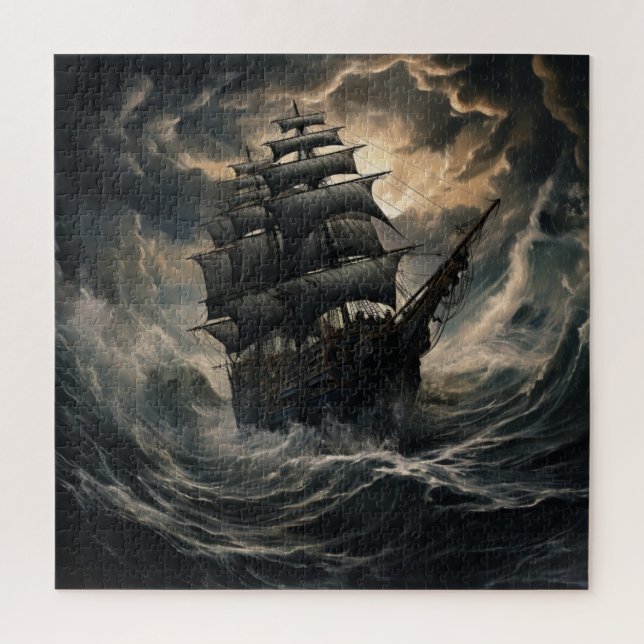 Quebra-cabeça Puzzle Série Bateau -2 (Vertical)