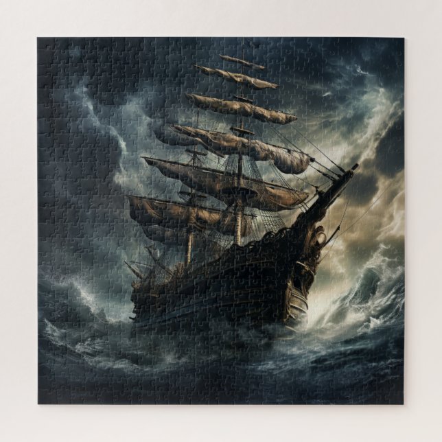 Quebra-cabeça Puzzle Série Bateau -4 (Vertical)