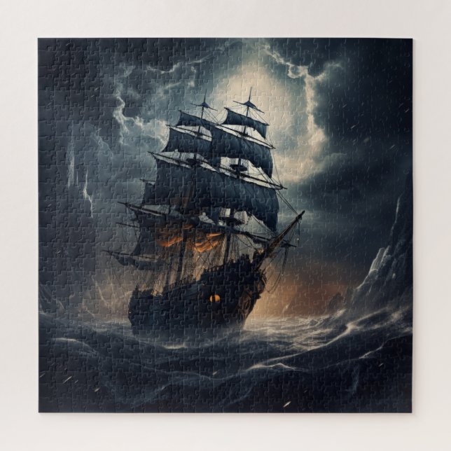 Quebra-cabeça Puzzle Série Bateau -5 (Vertical)