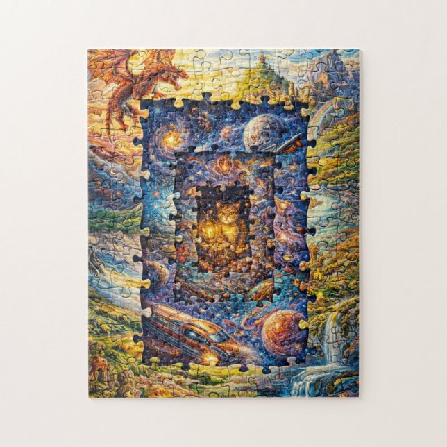 Quebra-cabeça Puzzle Within a Puzzle Mind-Bending Nested (Vertical)