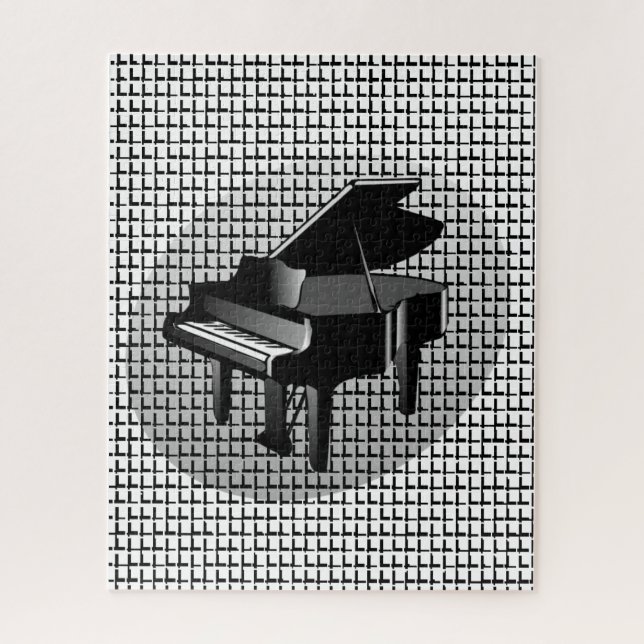 Quebra-cabeça Puzzles Piano Preto (Vertical)