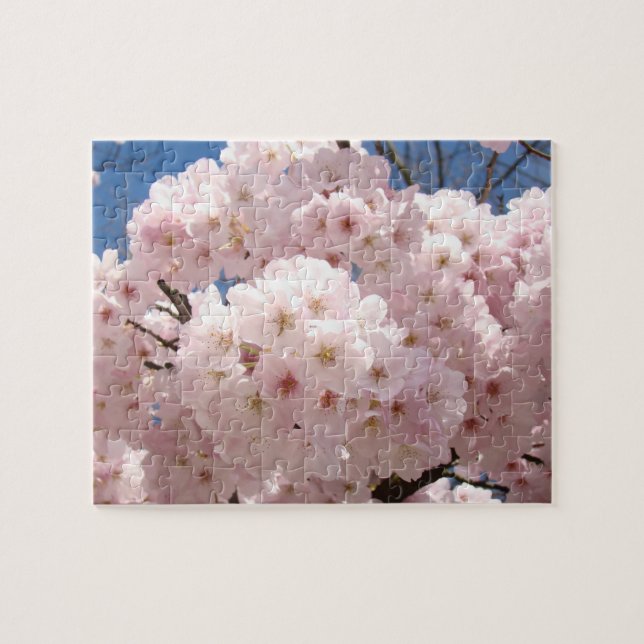 Quebra-cabeça Puzzles únicos Flores Rosa Florindo Primavera (Horizontal)