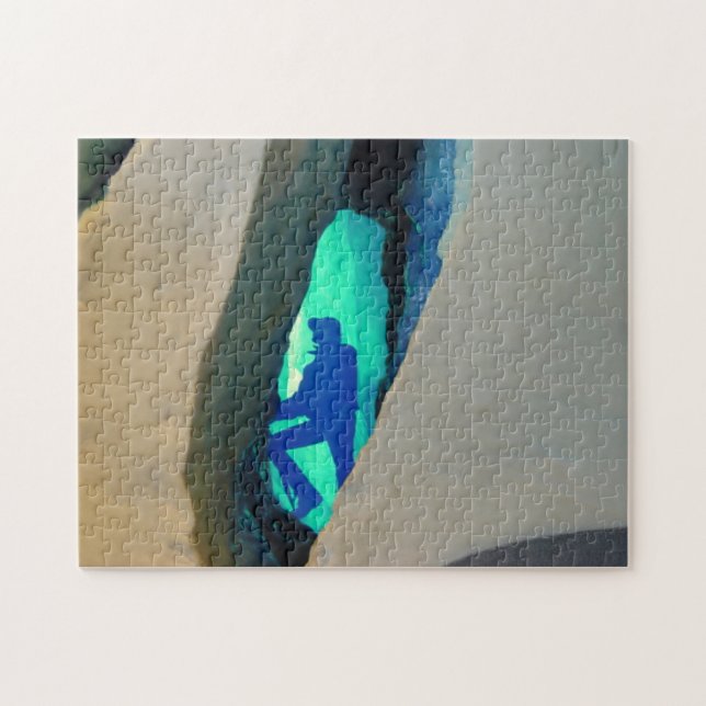 Quebra-cabeça Puzzzle, caverna de gelo (Horizontal)