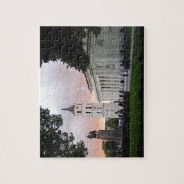 Quebra-cabeça Quadrado da catedral em Vilnius, LITHUANIA ---