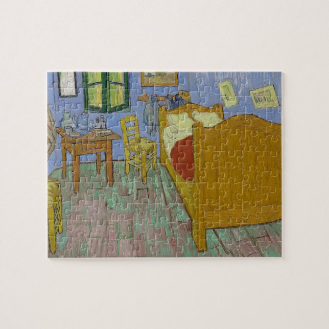 Quebra-cabeça Quadro do Quarto de Vincent Van Gogh (Horizontal)