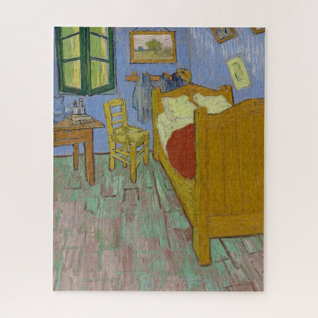 Quebra-cabeça Quadro do Quarto de Vincent Van Gogh (Vertical)