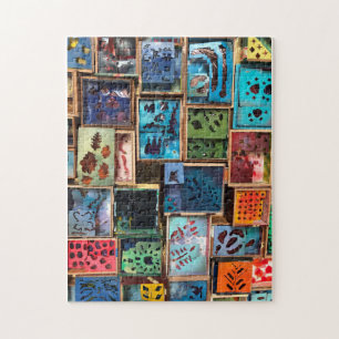 Quebra-cabeça Quadros Coloridos