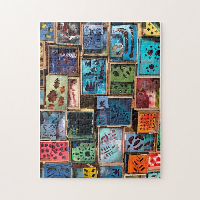 Quebra-cabeça Quadros Coloridos (Vertical)