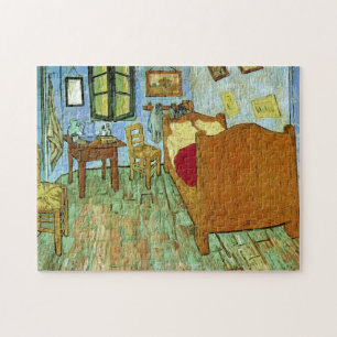 Quebra-cabeça Quarto em Arles (F484) Van Gogh de Belas Artes