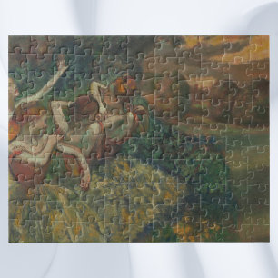 Quebra-cabeça Quatro Dançarinos de Edgar Degas, Balé de Belas Ar