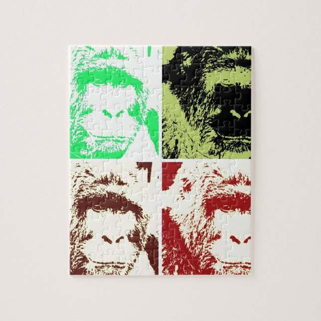 Quebra-cabeça Quatro Gorillas (Vertical)