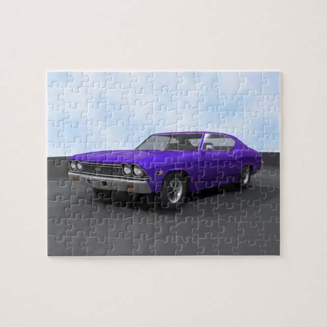 Quebra-cabeça Quebra-cabeça: 1968 Chevelle SS: Purple Finish (Horizontal)