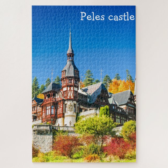Quebra-cabeça Quebra-cabeça, 20" x 30", 1014 peças castelo Peles (Vertical)