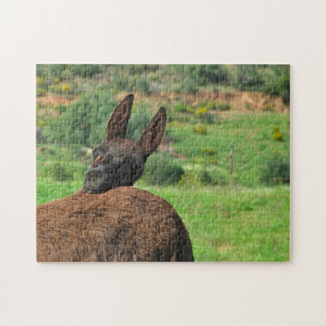 Quebra-cabeça Quebra-cabeça: Burro Feliz (Horizontal)