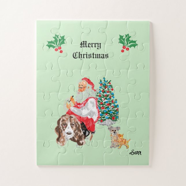 Quebra-cabeça Quebra-cabeça: Feliz Natal (Vertical)